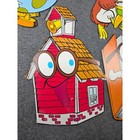 Classroom Wall Decor Set Large Diecut Vtg Book Back To School Cutouts 4 Piece