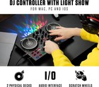 Numark Party Mix Ii Serato Dj Controller With Built-in Light Show  2-band Eq   