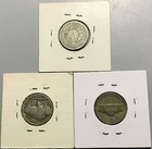 Lot Of 3 United States 1908  1921  1944 5 Cents Nickel Coins