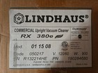 Lindhaus Rx Hepa 380e Commercial Upright Vacuum Cleaner Brand New In Box