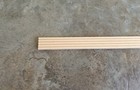 Dollhouse Grooved Trim Molding Flat Back 7 16  Wide X 18  Long 1 12 Scale Hw7075