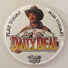 Vintage 1991 Iowa Lottery   Daily Deal   Play Today Win Today   Pinback Button