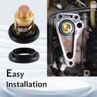 Thermostat With Gasket Compatible With Johnson Evinrude 5-235 Hp Outboard
