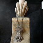Unn Tangerud  For David Andersen Norway 1960s  Mcm Large Vintage 925 Necklace