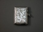 Match Safe - Sterling  Fob  Scrolls  Birmingham  1900