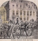 Stereoview Ww1 German English French Belgian Or Indian Troops Antwerp View 1