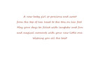 New Baby Girl Congrats Card For New Parents With Personalized Name Verse Inside