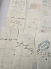 1870s 80s German National Bank Bank Check Revenue Stamp Lot Of 23 Newark Nj