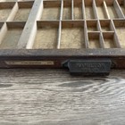 Hamilton Printers Tray 89 Slots Letterpress Drawer Wooden Vtg Shadow Box