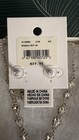 David   s Bridal Cz Necklace Earring Set Silver Tone New With Tags In Box