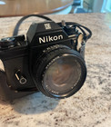 Nikon Em  35mm Film Camera With 50mm Lens -used