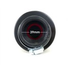 Large Pod Air Filters 39mm Round Tapered Black Body   Cap Set Of 4  25-38025x4