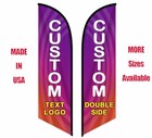 Custom Feather Flag Personalized Logo Outdoor Business Advertising Banner Swoope