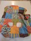 Infantino Compact 2-in-1 Shopping Cart   High Chair Cover Patchwork Baby Seat Co