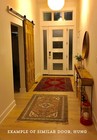 Antique Xl Interior Door Rare Seven Raised Panels Ornate Victorian Style  