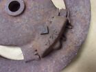 Vtg Burch Plow Works Planter Plate Cover Seed Bean Corn Cast Iron Disk P22 Part