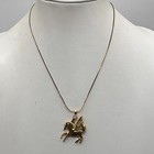 Unicorn Pegasus Necklace Lot Of 2 Fantasy Pendants Horse Lover