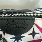 British Airways Temperley 1st Class Amenity Makeup Bag Empty Stars Floral