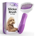 Poodle Pet Slicker Brush - For Dogs  Cats  Rabbits - Matted loose Fur  Knots    