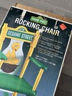 Box Only  Rare Vtg Big Bird Sesame Street Wood Rocking Chair American Toys 1989
