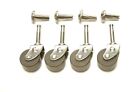 4 Furniture Casters Wood Furniture Casters Grip Neck Caster 1-1 4    Antique Style
