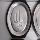 Vintage Set Of 4 Steak Fajita Platters Nordic Ware Servers Plates Cactus 12   