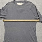 Abercrombie   Fitch Shirt Womens Xl Gray Waffle Knit Thermal Long Sleeve Moose