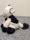 Jellycat Fuddlewuddle Bashful Cow 10    Plush Black White Stuffed Animal Genuine
