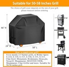 Bbq Gas Grill Cover Barbecue Waterproof Outdoor Heavy Duty Uv Protection 58 Inch