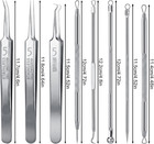 8pcs Pimple Extractor Tool Kit Comedone Blackhead Remover Acne Pore Cleaner