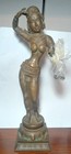 Antique Vintage 12  Copper Parvati Yakshi Devi Apsara Shiva Statue Chola Goddess