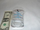 Vintage United Airlines Airplane Highball Glass Tumbler Airline Made France
