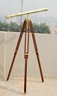 64  Floor Standing Brass Harbor Master Telescope Nautical W tripod Stand Design 