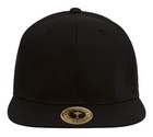 Top Headwear Plain Flat Bill Fitted Hat