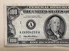 Series 1993 Us One Hundred Dollar Bill  100 Boston A 26904259 A Small Face