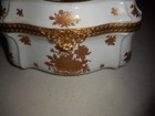 Beautiful Old French Porcelain Limoges France Lidded Dresser Vanity Box