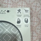 Le Petit 4-in-1 Multi-use Cover Gray White Shopping Cart Nursing Carriage Scarf