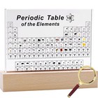 Periodic Table With 83 Real Elements Inside  Acrylic Periodic Table Of Chemical