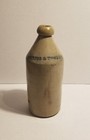 Antique  Hard-to-find 1852 Dennis   Foster Stoneware Bottle