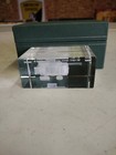 2014 John Deere Omega S Series Combine Tier 4 Etched Glass Paperweight