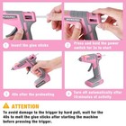 Workpro Cordless Hot Melt Glue Gun 7 2v Rechargeable Glue Gun W 20pc Glue Sticks