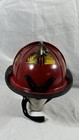 2016 Msa Cairns 1044 C-trd Red Fire Helmet Brass Eagle Size  6 3 8-8 3 8