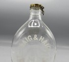 Vintage Haig   Haig Pinch Glass Whiskey Bottle With Cap And Wire