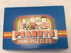 Vtg Peanuts Cartoon 48 Mini Puzzles 12 Different Cartoons Original Retail Box