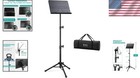 Sheetmusicstandprofessional Portable Music Stand With Carrying Bag folding70inch
