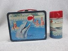 1966 Flipper Tv Lunchbox C 8      Thermos C 9 5   Pet Dolphin  Florida Keys Park