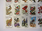 Us  1953-2002 State Birds   Flowers 20c Full Pane Of 50 Stamps 1982 Mint Sheet