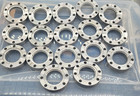 Lot Of 17 - Mixed Conflat  cf  3 375  Rotatable Flanges  2  Bore 