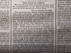 1842 U s s  Union Steamer Launch China Opium Wars Retreat From Kabul Newspaper