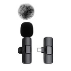 Wireless Lavalier Microphone Audio Video Recording Mini Mic For Android  Iphone